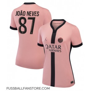 Paris Saint-Germain Joao Neves #87 Replik 3rd trikot Damen 2024-25 Kurzarm